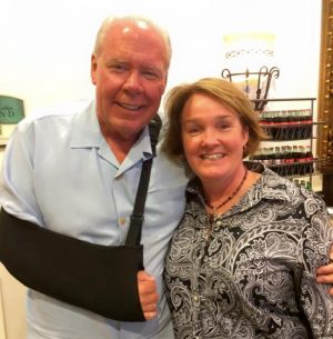 Clayton Makepeace and Pauline Longdon